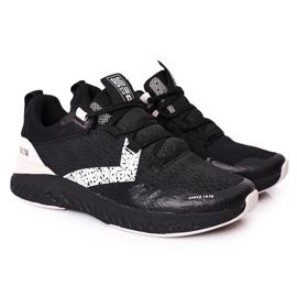 Miesten urheilukengät Memory Foam Big Star HH174236 Musta