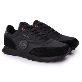 Miesten urheilukengät Memory Foam Big Star HH174250 Musta
