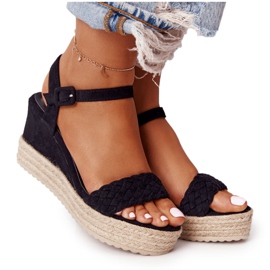 PS1 Mustat Baleaariset kiilakengät PS1 Mustat Baleaariset kiilakengät