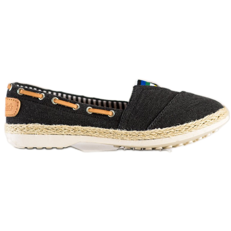 Beauty Girl'S Tekstiiliset espadrillit musta