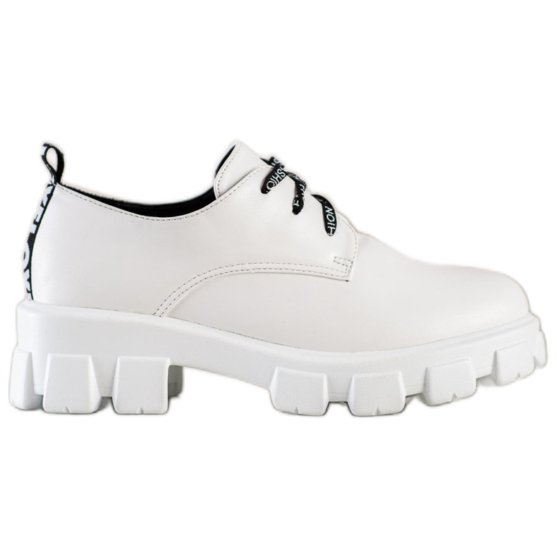 SHELOVET White Brogues alustalla valkoinen