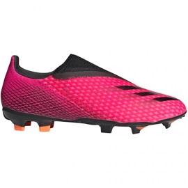 Adidas X Ghosted.3 Ll Fg M FW6968 jalkapallokengät monivärinen ruusuja ja violetteja