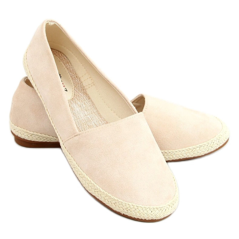 Lenkkarit beige espadrilles 7870 Beige