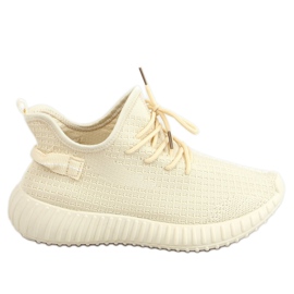 Beige urheilusukat 7817 LT.BEIGE