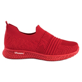 MCKEYLOR Red Slip-On lenkkarit punainen MCKEYLOR Red Slip-On lenkkarit punainen