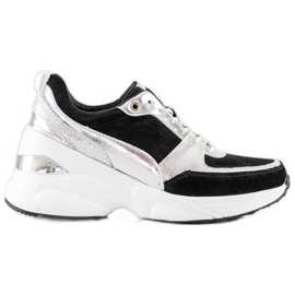 Filippo Nahka Wedge lenkkarit musta