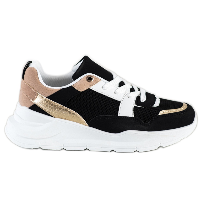 SHELOVET Tyylikkäät verkkokankaat musta