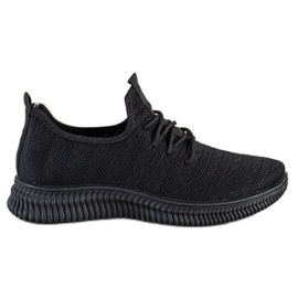 SHELOVET Kevyet tekstiiliset urheilukengät musta