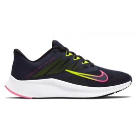 Nike Quest 3 W CD0232-401 kengät tummansininen vaaleanpunainen