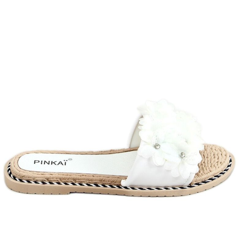 Valkoinen LS003 Valkoiset kukkakengät