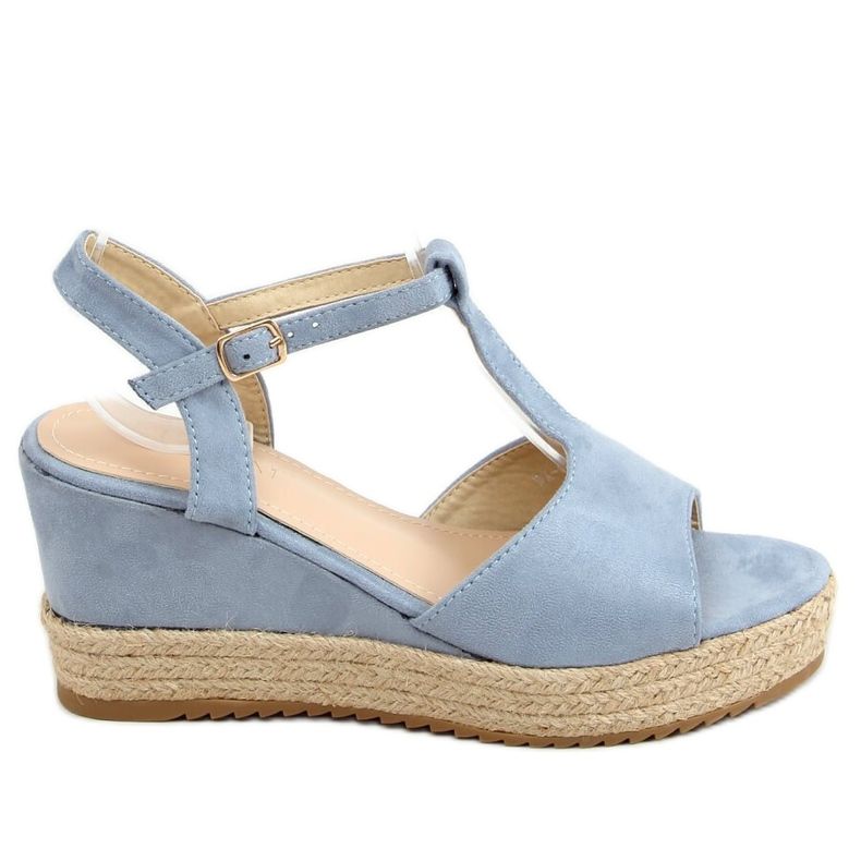 Siniset espadrillit kiilassa WX-08 LT. SININEN