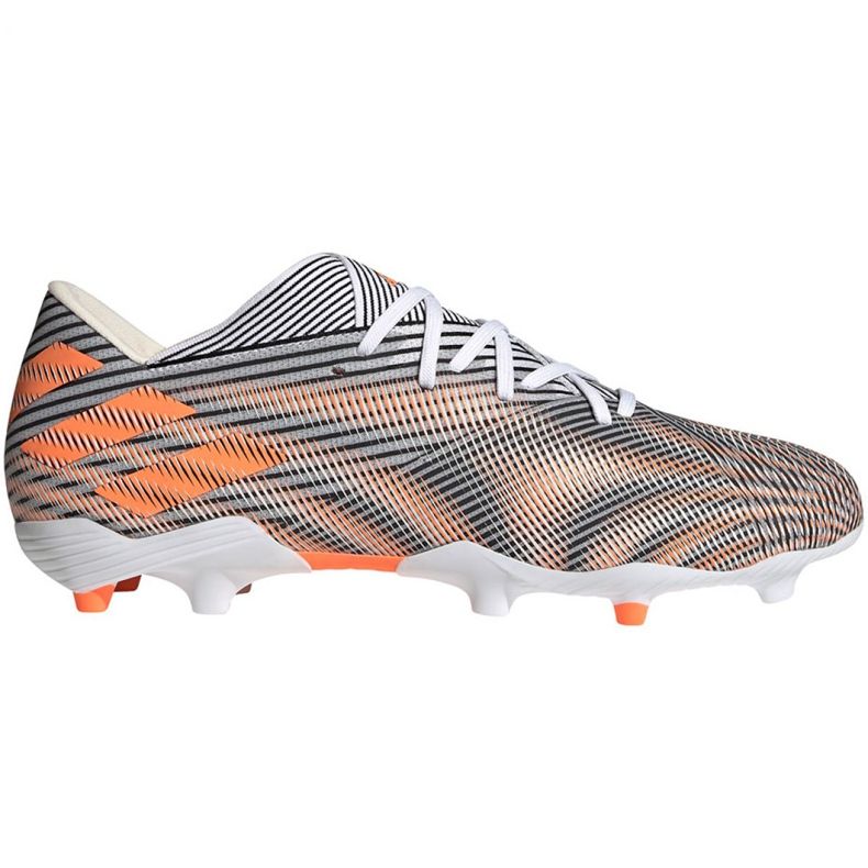 Adidas Nemeziz.2 Fg M FW7341 jalkapallokengät valkoinen harmaa