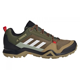 Adidas Terrex AX3 M FX4576 kengät musta khaki vihreä
