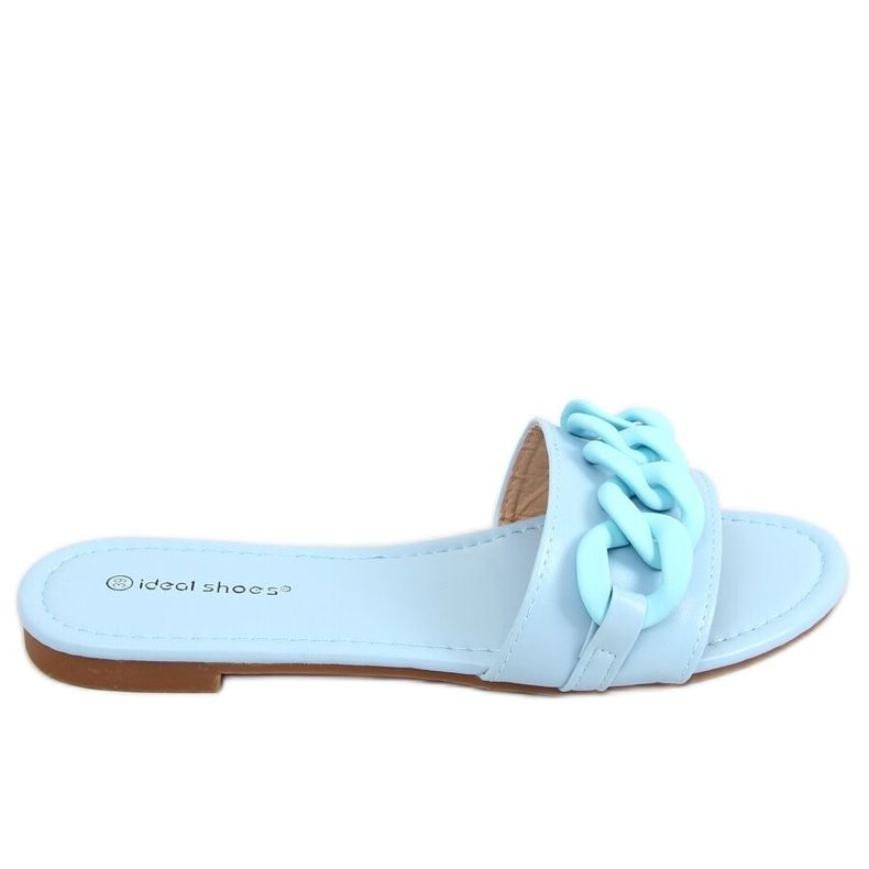 Siniset tossut ketjulla 7857 Sininen