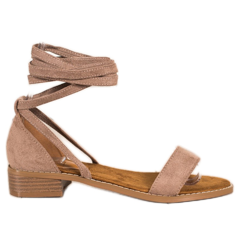 Goodin Sidotut mokkanahkat ruskea Goodin Sidotut mokkanahkat ruskea