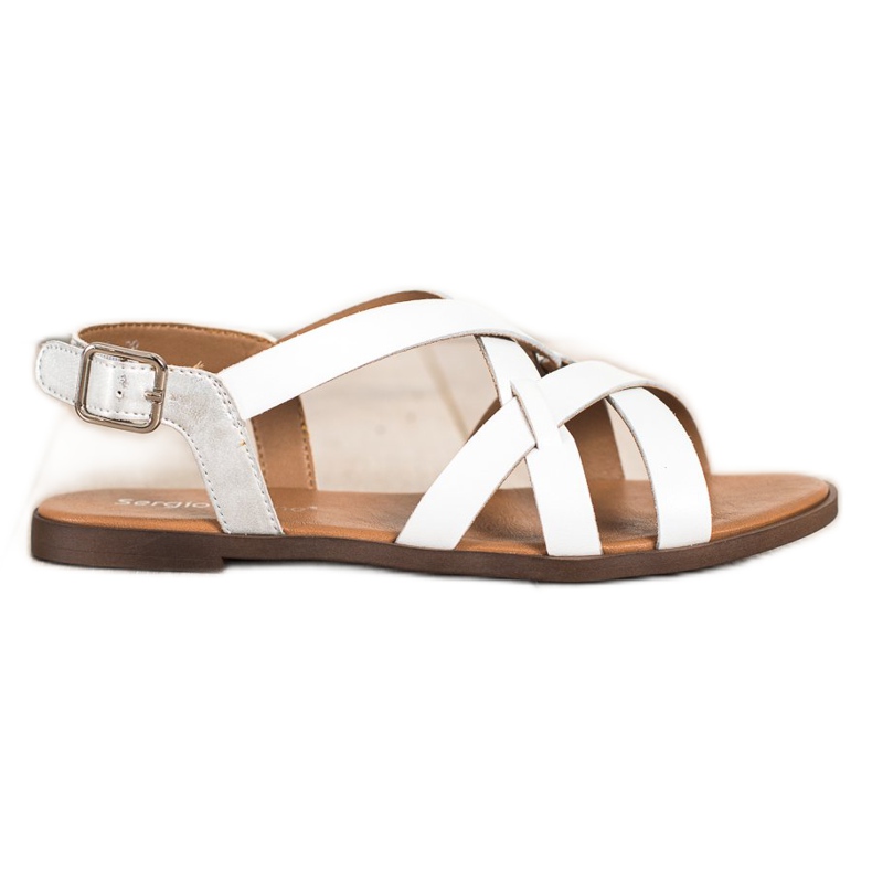 Rento Sergio Leonen sandaalit valkoinen