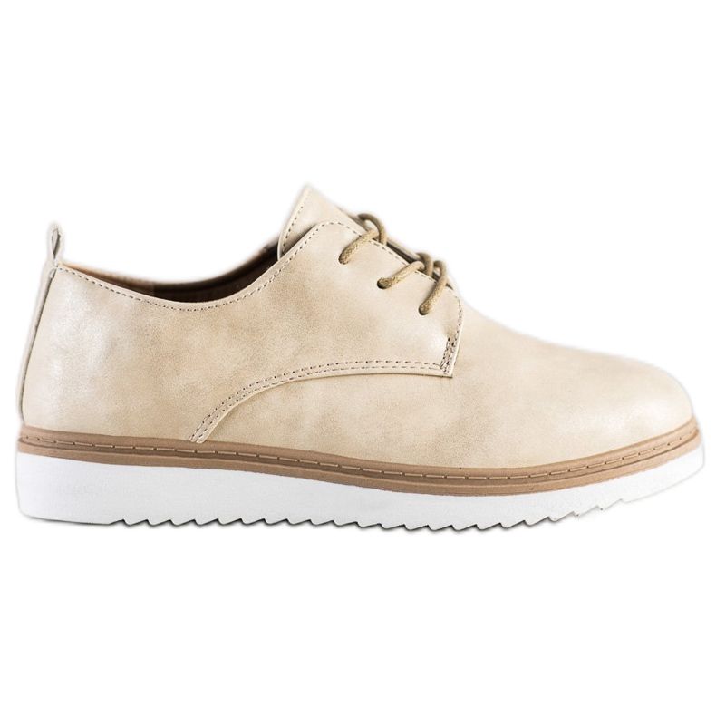 SHELOVET Rento Beige Brogues