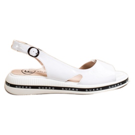 Filippo Mukavat lakatut sandaalit valkoinen