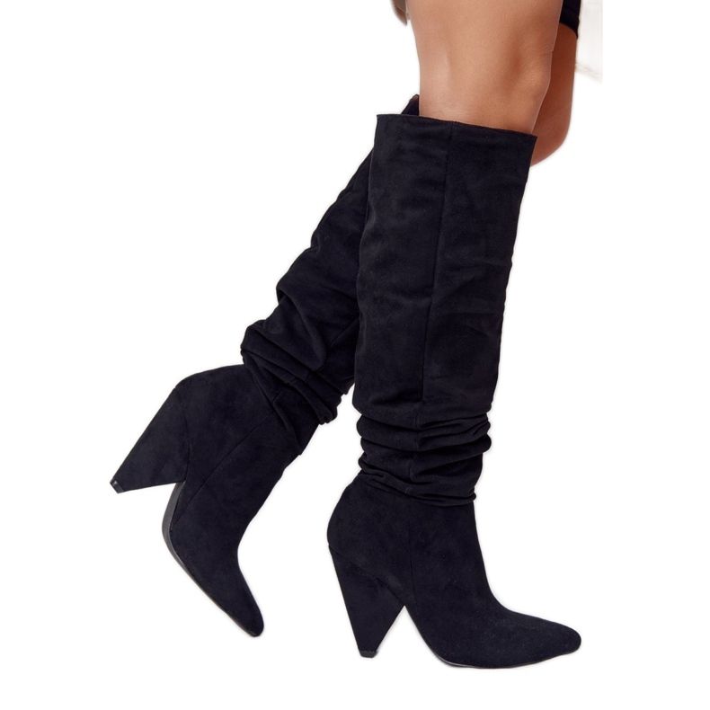 Naisten Mokkanahka Lu Boo Saappaat Musta