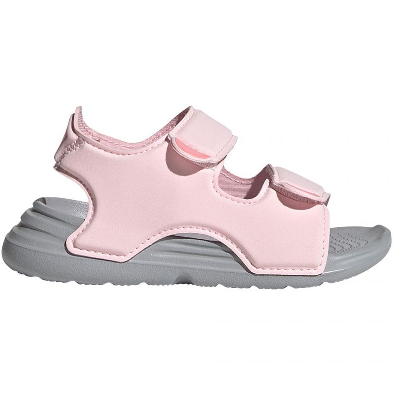 Sandaalit adidas Swim Sandal I Jr FY8065 ['laivastonsininen', 'vaaleanpunainen'] vaaleanpunainen