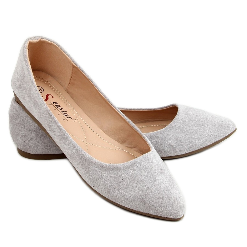 Seastar Ballerinat mantelivarpailla Harmaa CD52P Harmaa