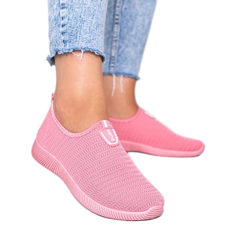 Vaaleanpunaiset urheilukengät "Tee se" vaaleanpunainen