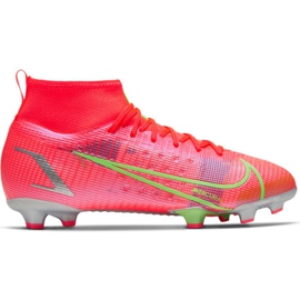 Nike Mercurial Superfly 8 Pro Fg Jr CV0804 600 jalkapallokengät oranssi oranssi