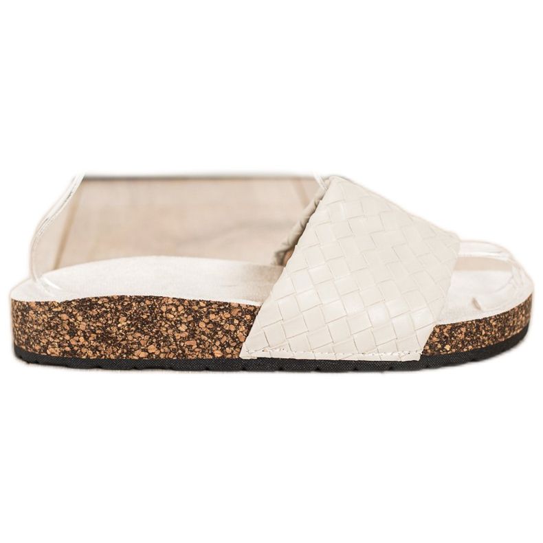 SHELOVET Muodikkaat punotut tossut ruskea