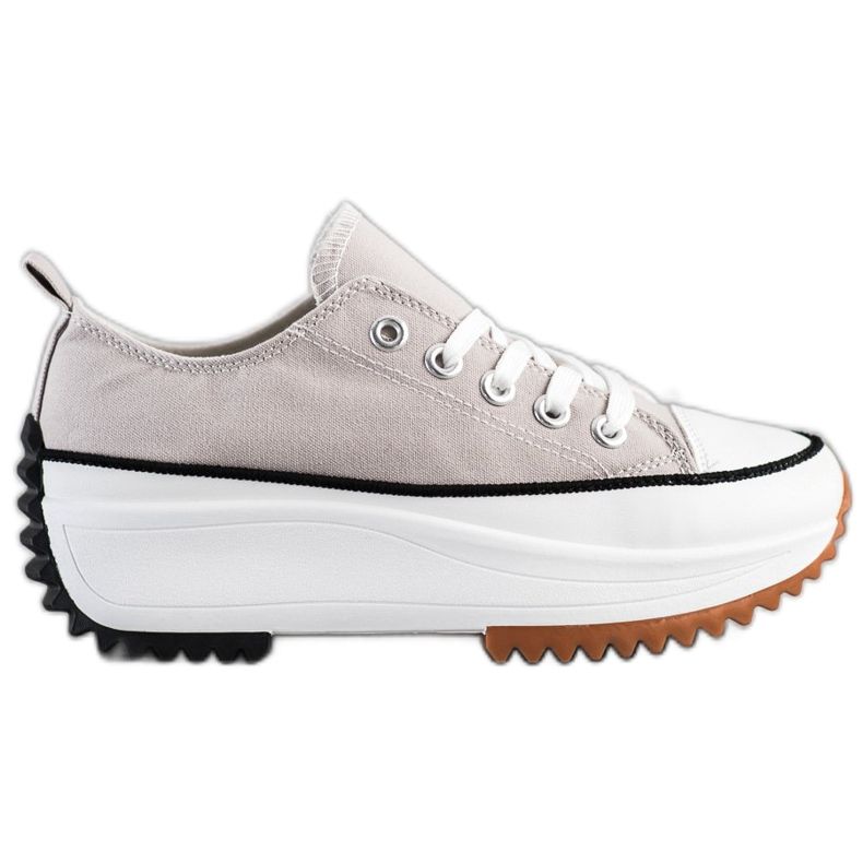 SHELOVET Lenkkarit korkealla alustalla harmaa