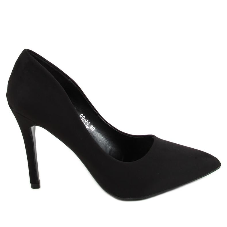 Pumput mustalla mokkanahalla GG-70 Black