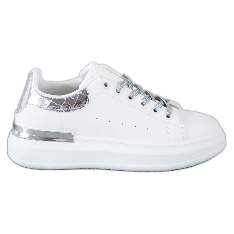 SHELOVET Tennarit, joissa glitteri valkoinen