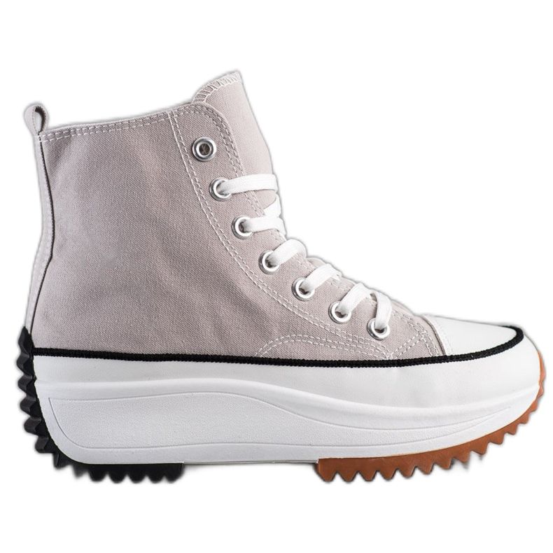 SHELOVET Korkeat lenkkarit lavalla harmaa