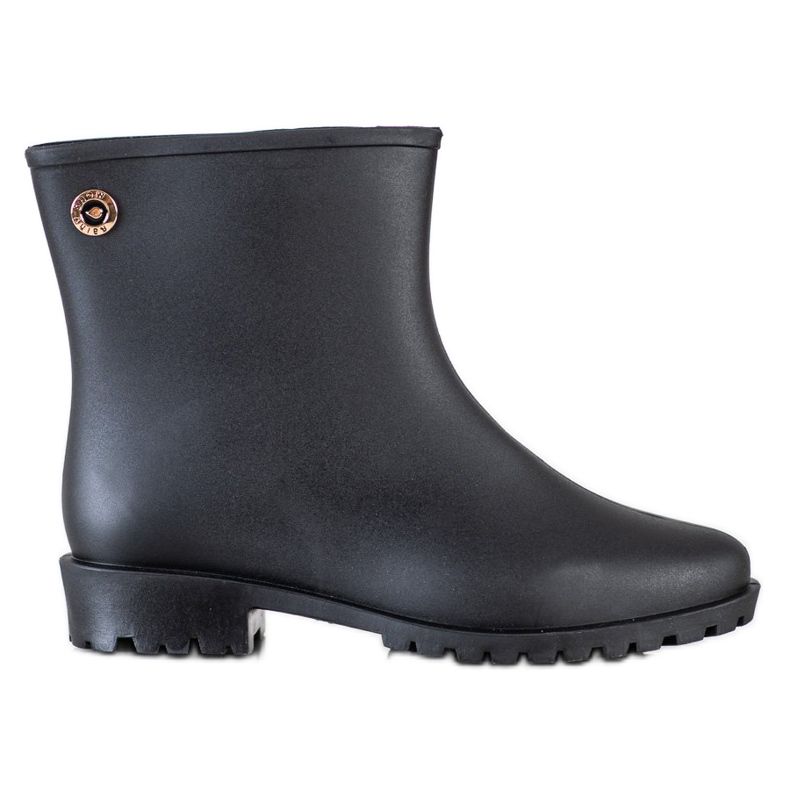 SHELOVET Klassiset matta galoshes musta