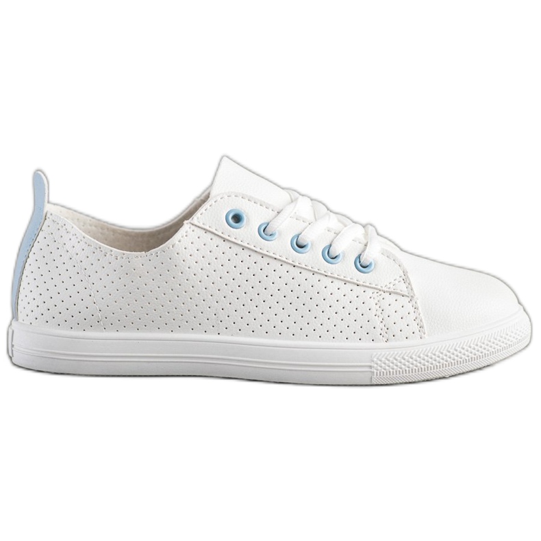 SHELOVET Avoimet lenkkarit Eco -nahkaa valkoinen