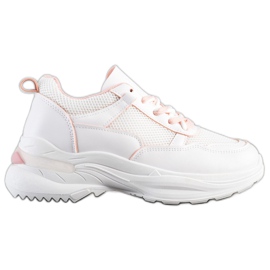 SHELOVET Tyylikkäät valkoiset lenkkarit valkoinen