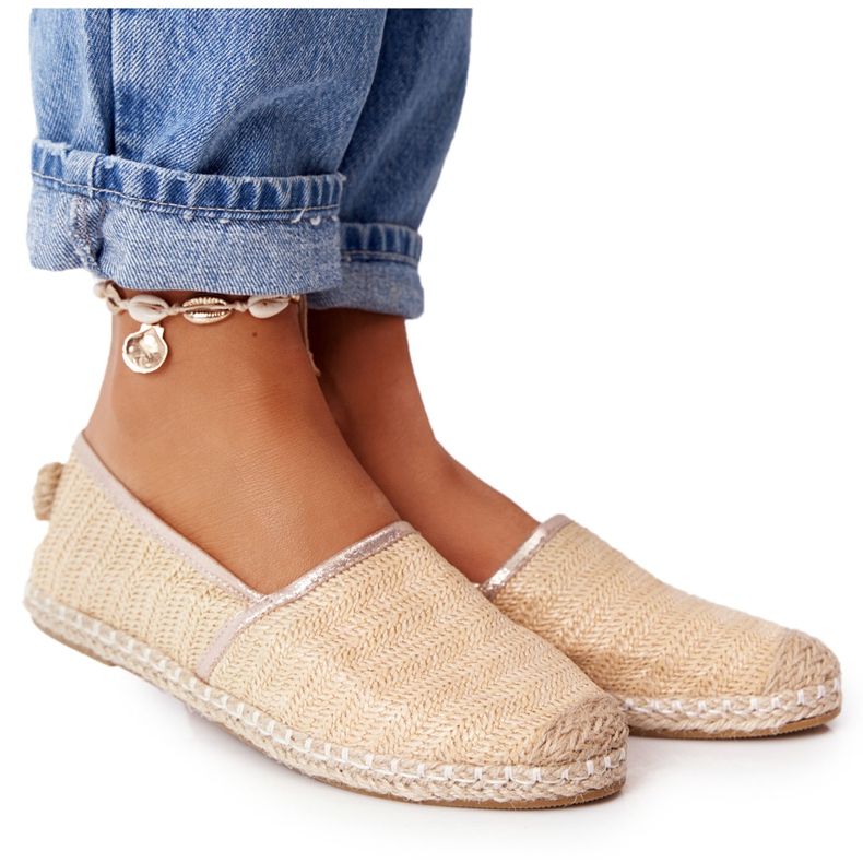 Espadrillot olkipohjassa Lu Boo Beige