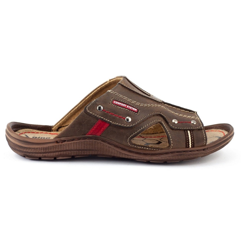 Olivier Miesten 334GT ruskeat tohvelit