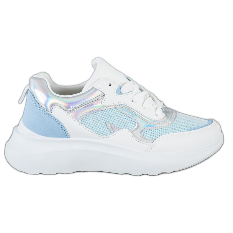 Sweet Shoes Glitterillä varustetut lenkkarit valkoinen sininen