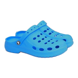 Flameshoes Naisten tossut Eva Blue Foam Crocs sininen