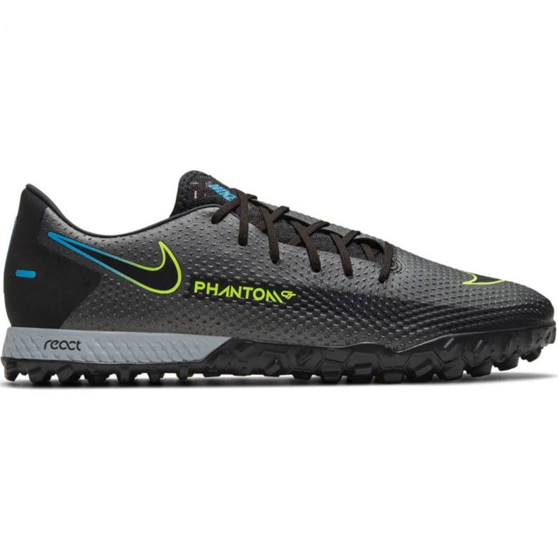 Nike React Phantom Gt Pro Tf M CK8468 090 jalkapallokengät monivärinen harmaa