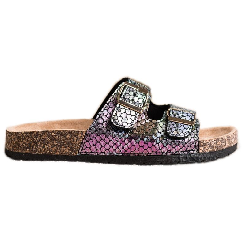 SHELOVET Tossut Holo -tehosteella musta