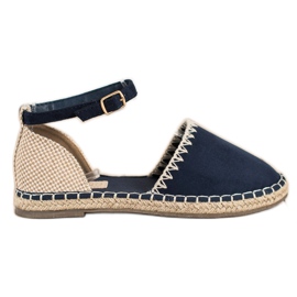 Goodin Navy Espadrilles mokka beige tummansininen sininen
