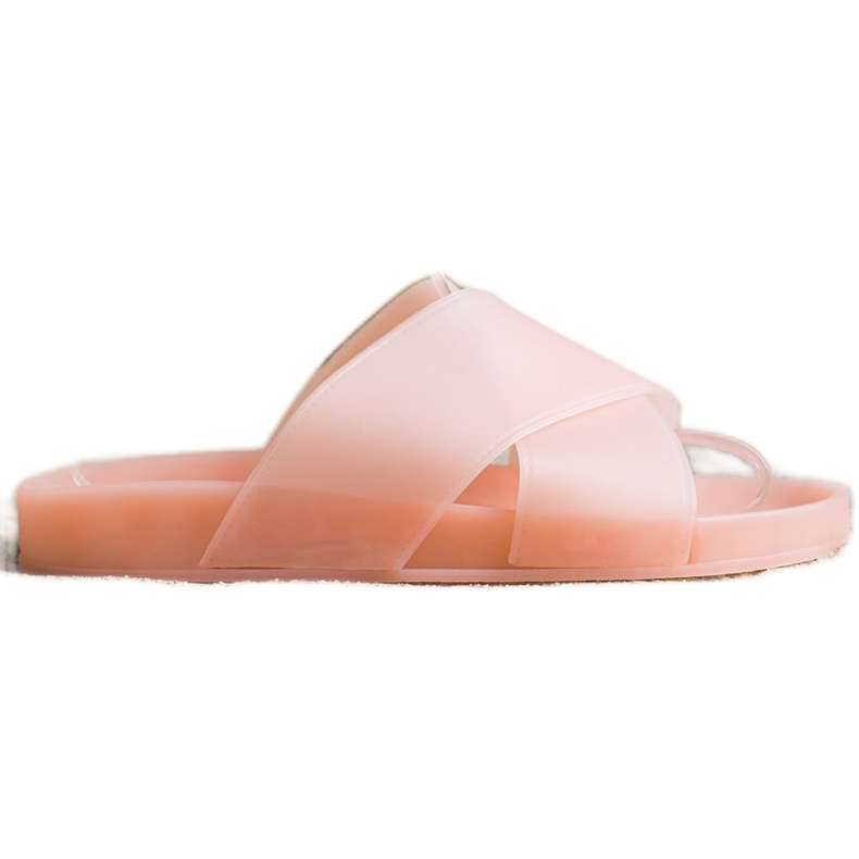 SHELOVET Muodikkaat kumitossut vaaleanpunainen