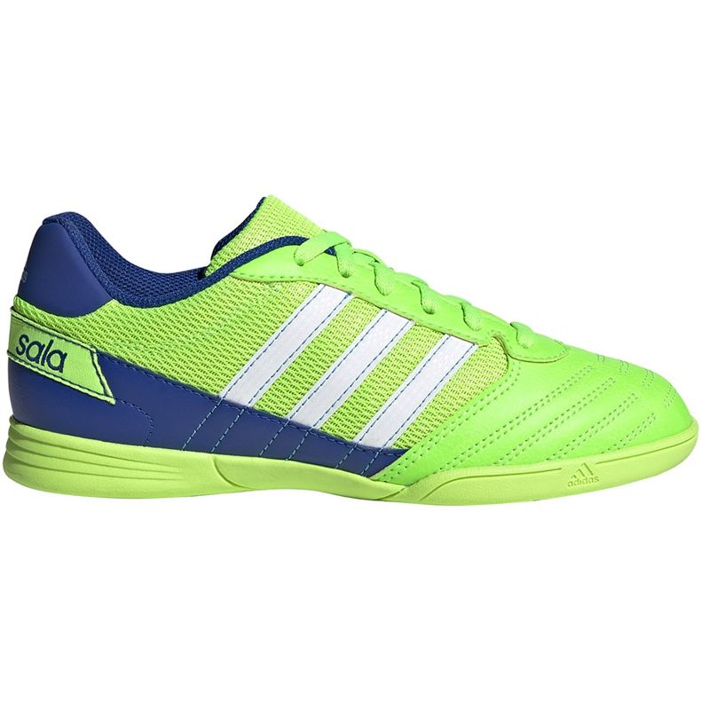 Adidas Super Sala Junior jalkapallokengät vihreä FV2640