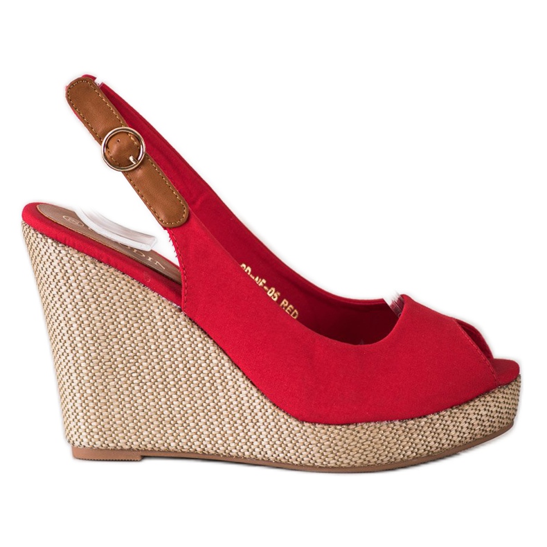 Goodin Korkeakorkoiset sandaalit punainen