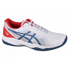 Asics Gel-Game 8 Clay / OC M 1041A193-102 valkoinen punainen sininen Asics Gel-Game 8 Clay / OC M 1041A193-102 valkoinen punainen sininen