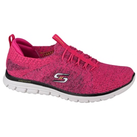 Skechers Luminate-She's Magnificent W 104075-HPBK musta vaaleanpunainen