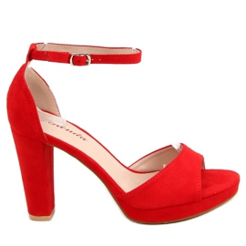 Punainen S-850 Punainen sandaalit