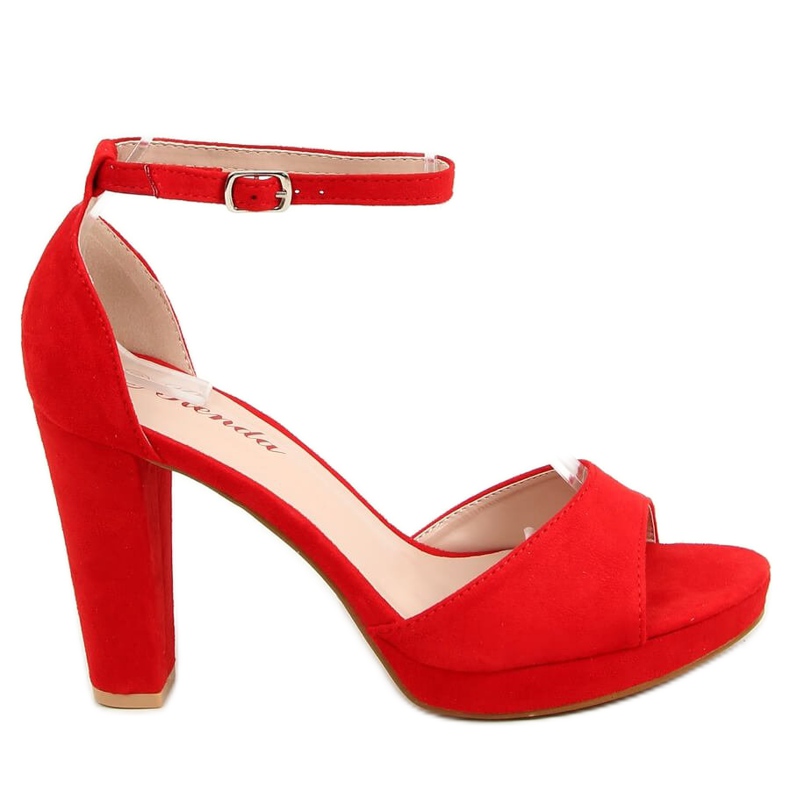 Punainen S-850 Punainen sandaalit