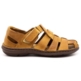 Polbut Sandaalit 211/2 punainen keltainen Polbut Sandaalit 211/2 punainen keltainen